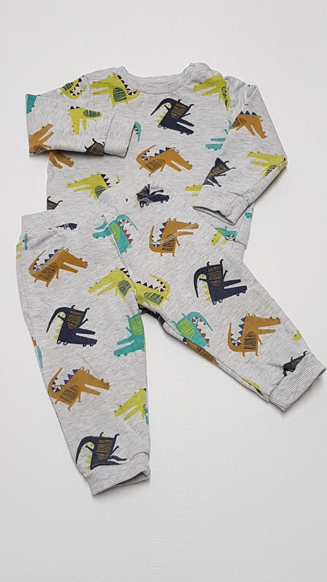 F&F KIDS ÁLLATFIGURÁS KISFIÚ SZABADIDŐ SZETT 80 Hover Image