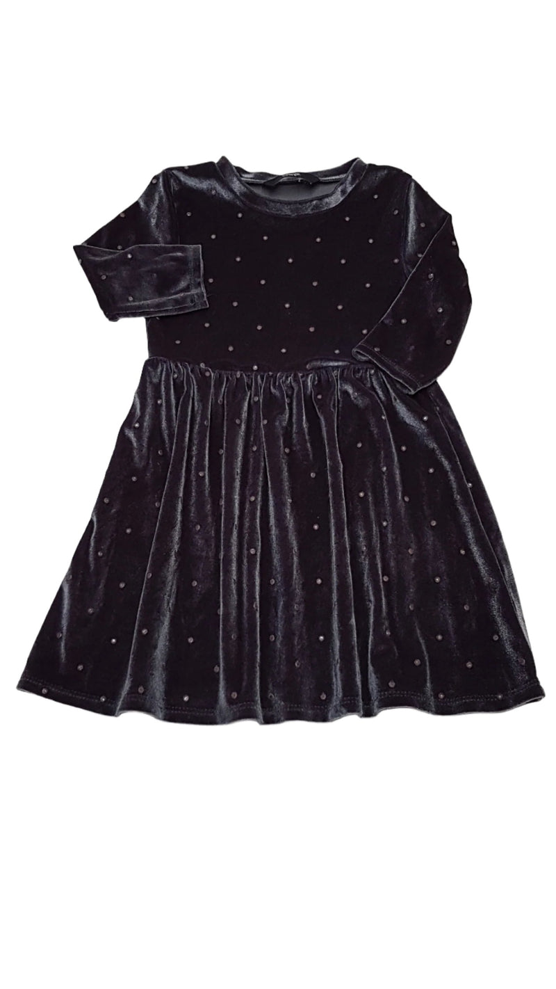 GEORGE CSODASZÉP,TÜKÖRBÁRSONY,ALKALMI KISLÁNY RUHA 104-110