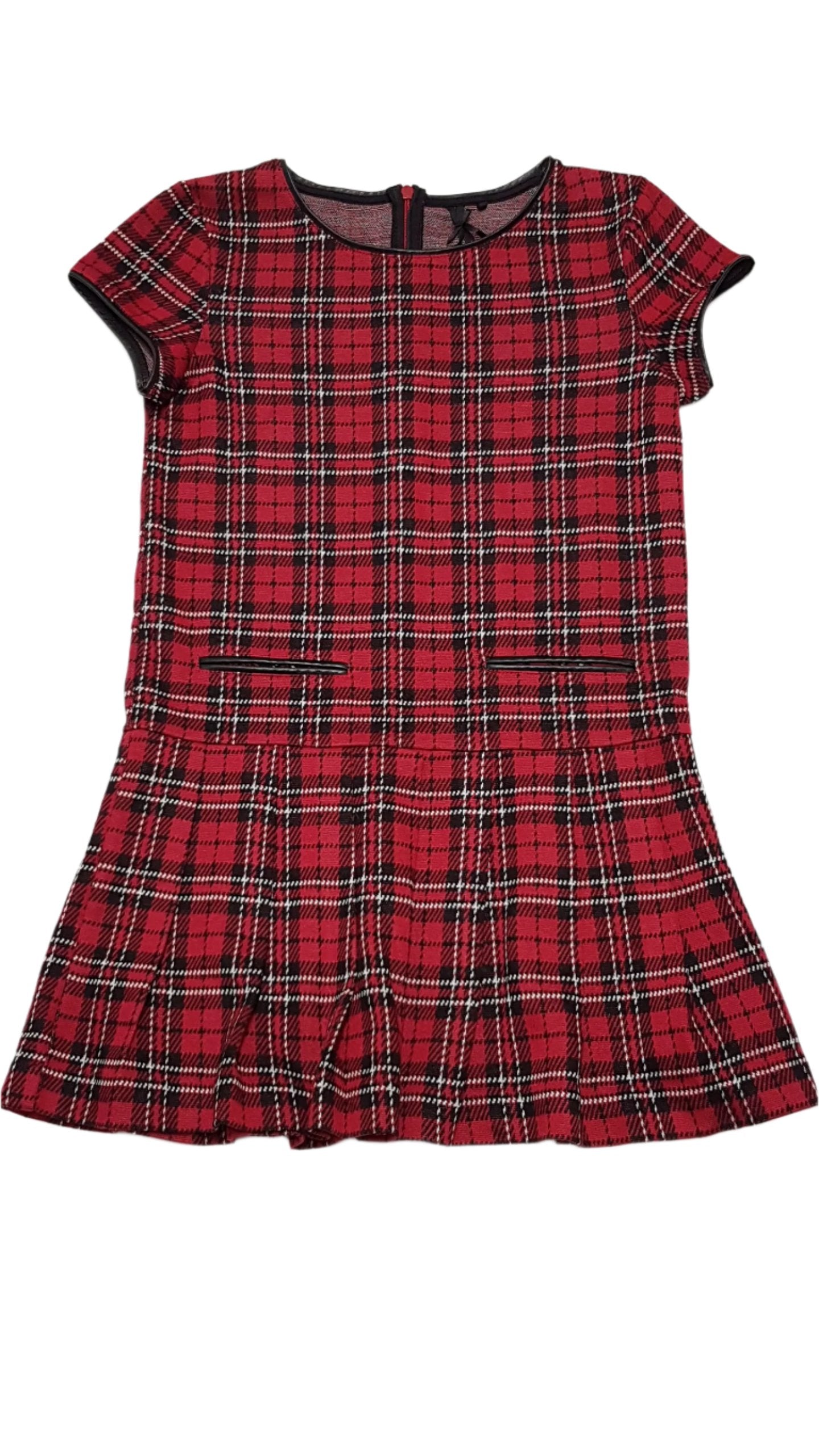 NEXT MINŐSÉGI,TRENDI ,KOCKÁS KISLÁNY RUHA 140