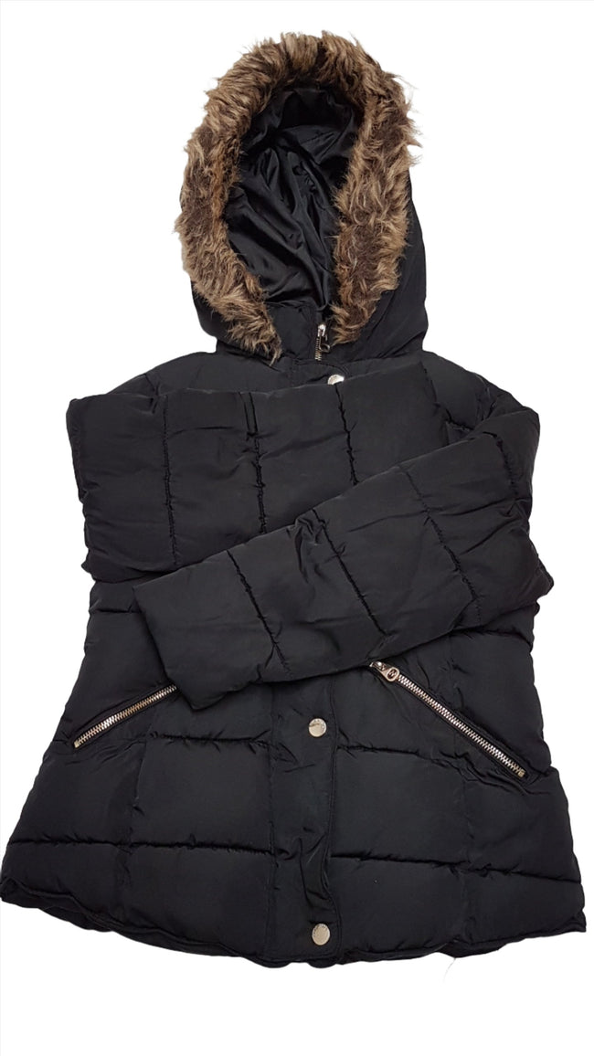 ZARA KIDS DIVATOS,MINŐSÉGI KISLÁNY KABÁT 134 Hover Image