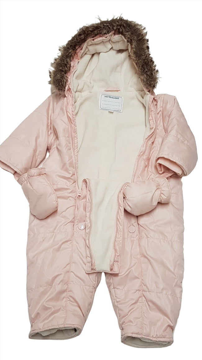 VERTBAUDET THERMÓ BÉLÉSES,STEPPELT,LEVEHETŐ PRÉMRÉSZES KISLÁNY OVERÁL 74 Main Image